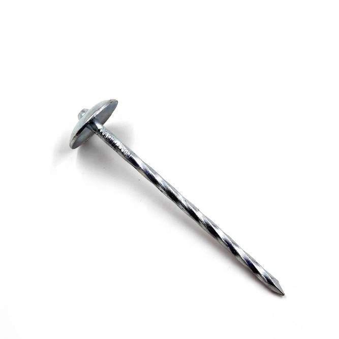Twist Umbrella Roofing Nails /Roofing Nails with Washer2" 2.5" 3" 9g