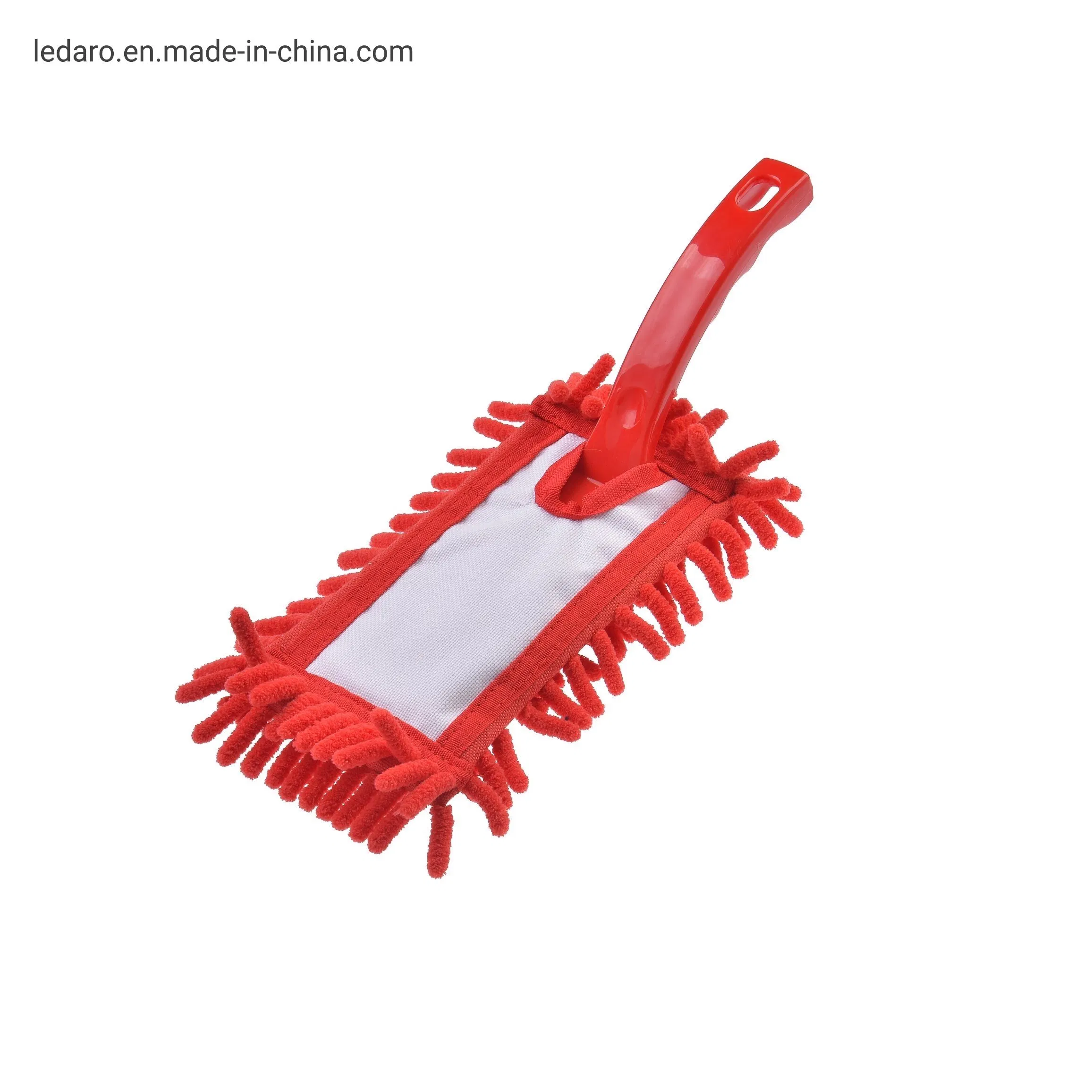 Custom Fluffy Rotating PP Handle Microfiber Duster Auto Microfiber Mop Duster