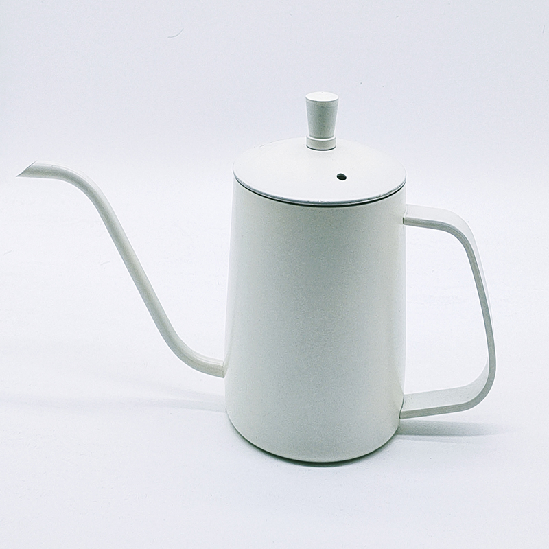 Elegant White 350ml Water Kettle for Hand Brewing Coffee
