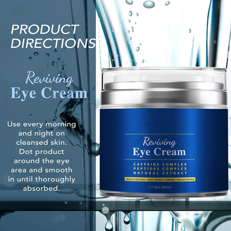 OEM Private Custom Dark Circles & Anti-Aging Caffeine Eye Cream for Men