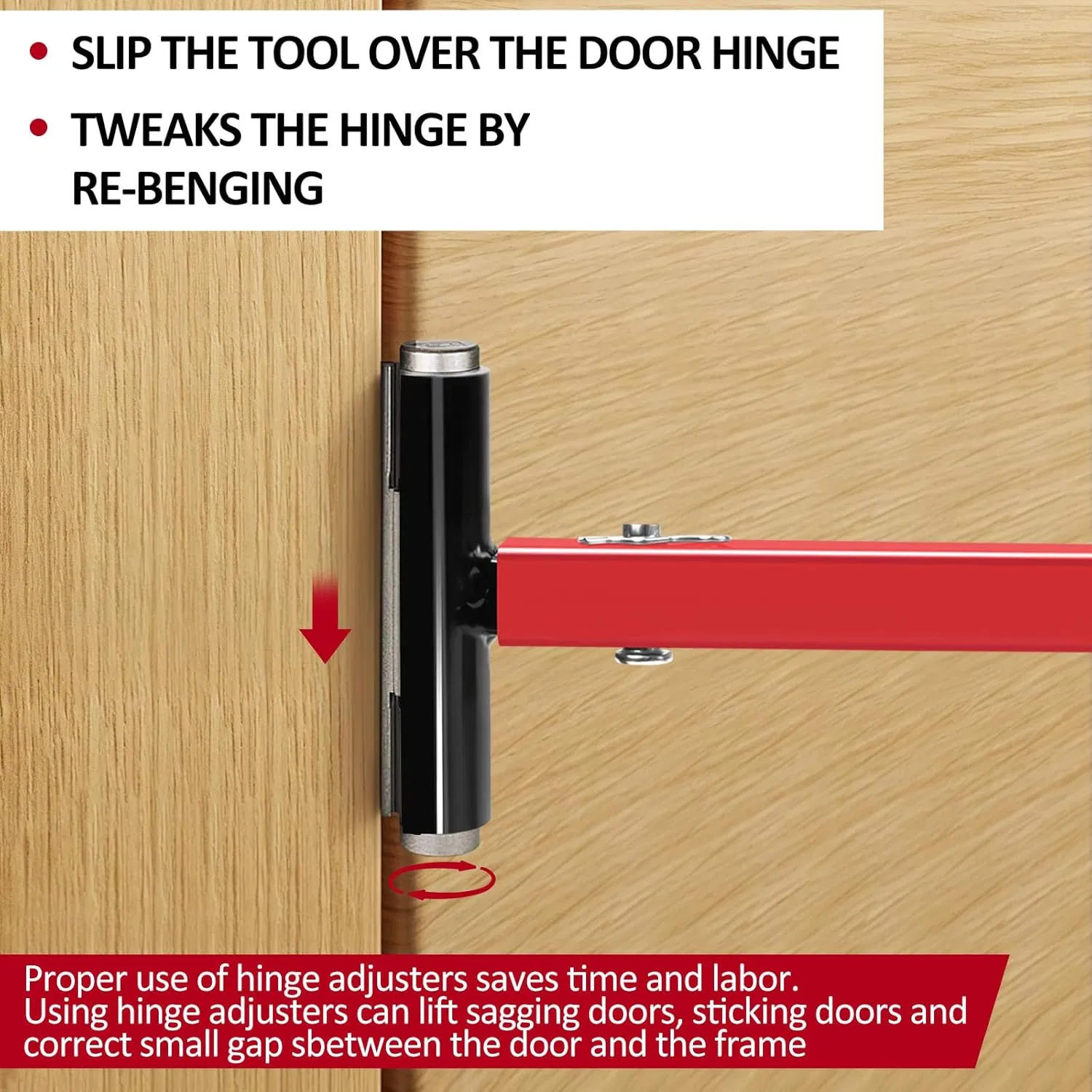 Heavy Duty Hinge Adjustment Tool Kit for Doors