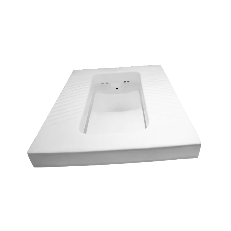 Ergonomic Stylish Squatting Pan with Integrated Toilet Tank Design
