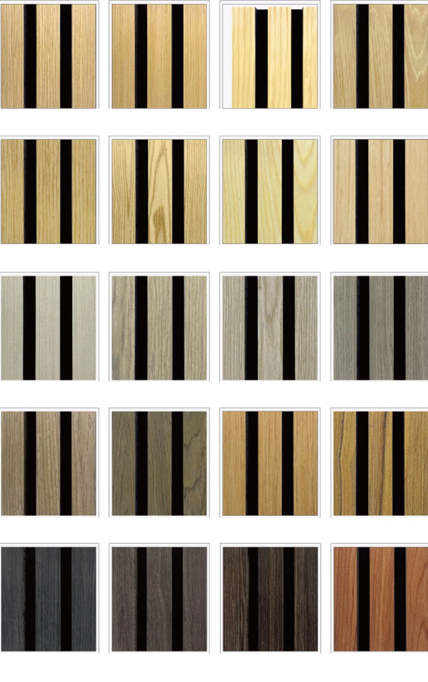 Customizable Wood Veneer 3D Acoustic Wall Panels for Interiors