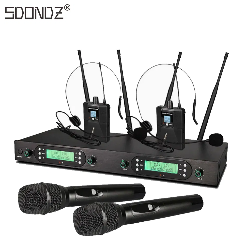 Высокочастотный беспроводной микрофон-петличка UHF