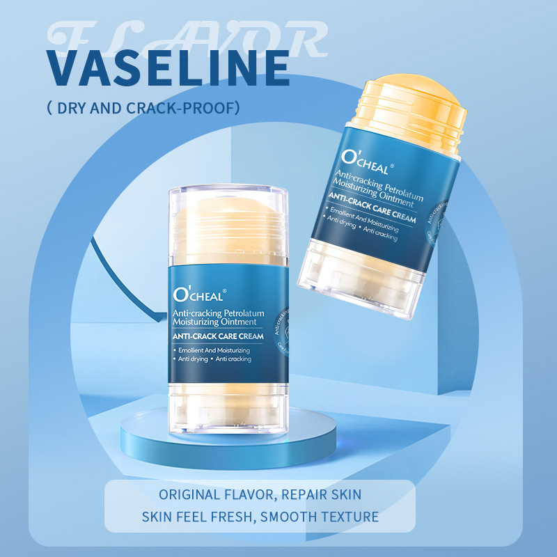 Online Wholesale in Stock Transparent Tube High-Quality Anti-Crack Treatment Balm Repair Moisturizing Skin Treatment Cream