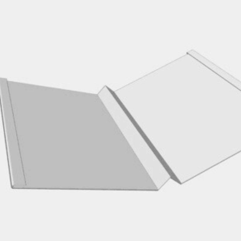 Az150 V/W Shape Metal Valley Flashing for Roof Building in USA/Canada Market