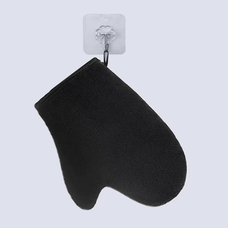 Peeling Shower Scrub 100% Viscose Fiber Black Turkish Exfoliating Glove