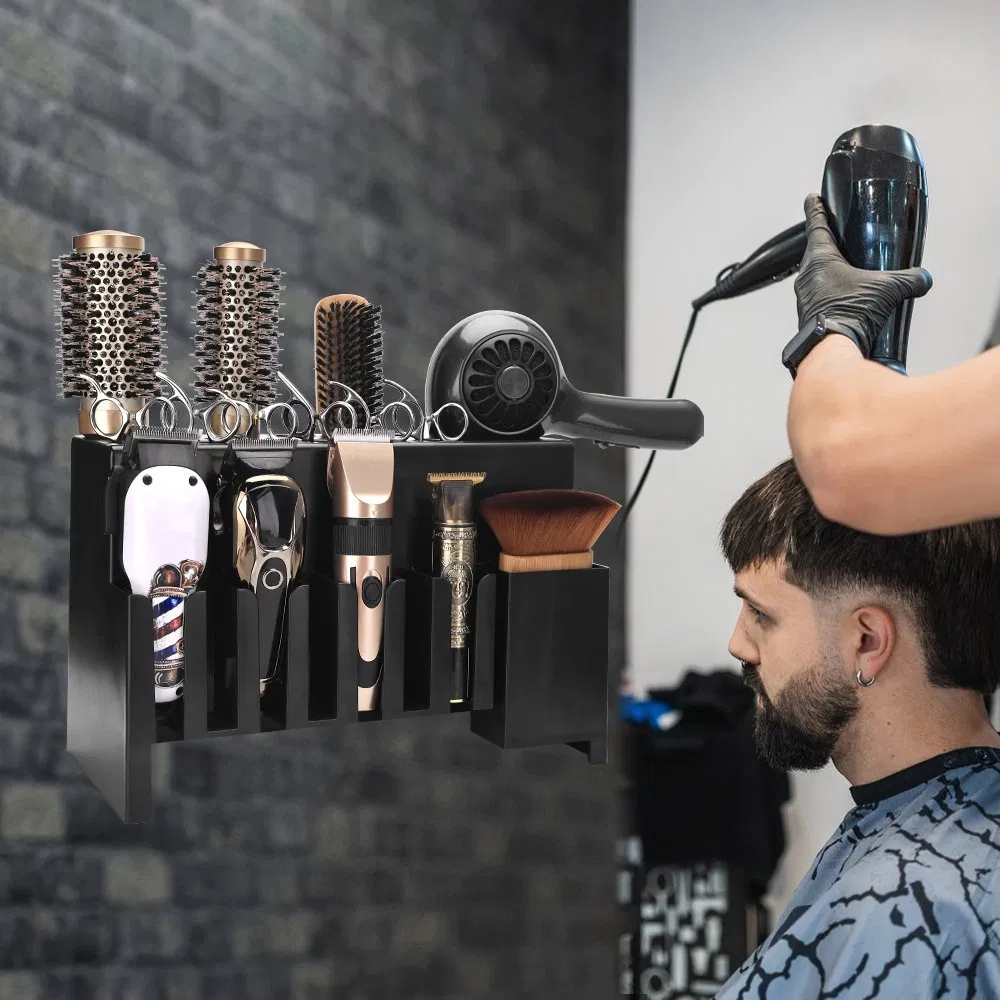 Professional Durable Barber Tools Scissors Case Display Rack Hairstylist Organizer Tools Holder