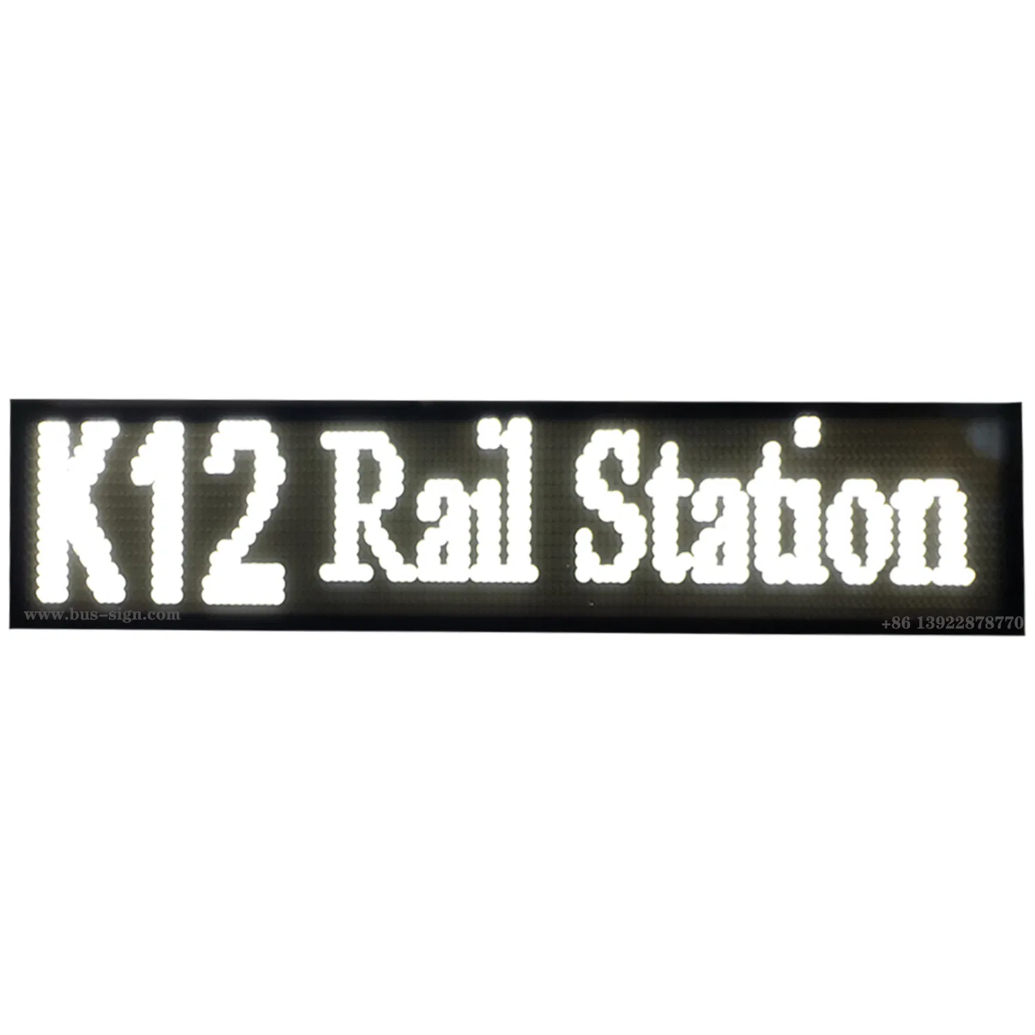 Bus LED Destination Sign for Route and Passenger Guidance