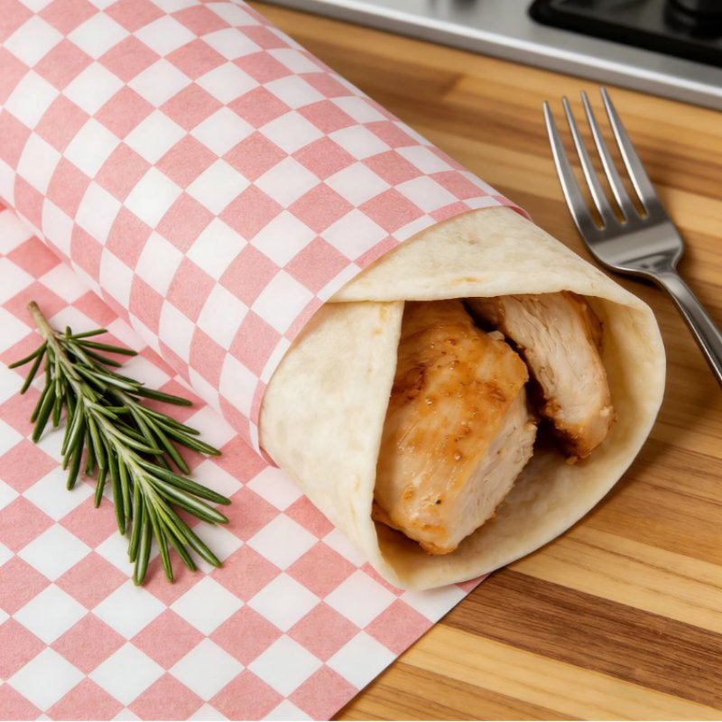 Professional Wrapping Paper for Biodegradable Hamburgers