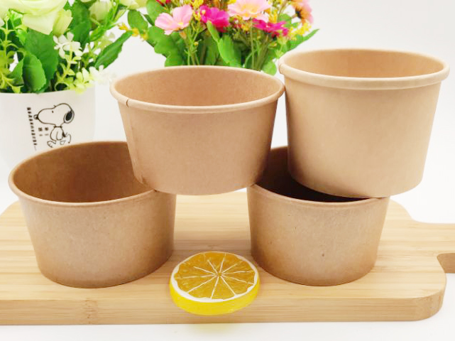 Бумажные миски с печатью для еды и напитков