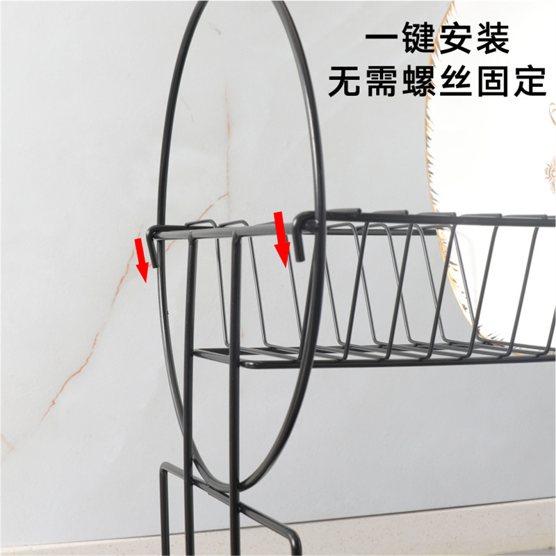 Складная сушилка для посуды на кухонную столешницу