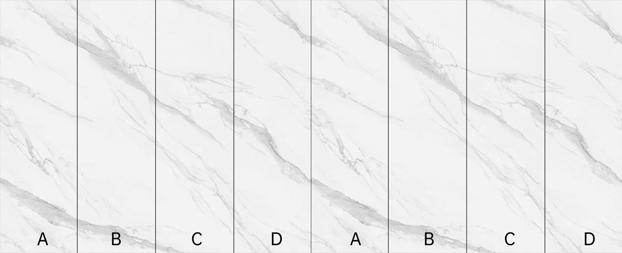 800*2600*9mm Popular Natural Carrara White Marble Slab and Tile for Hotel Wall Floor Home Decoration