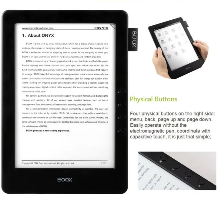 9.7 Inch Android Ebook Ereaders with Multi-Format