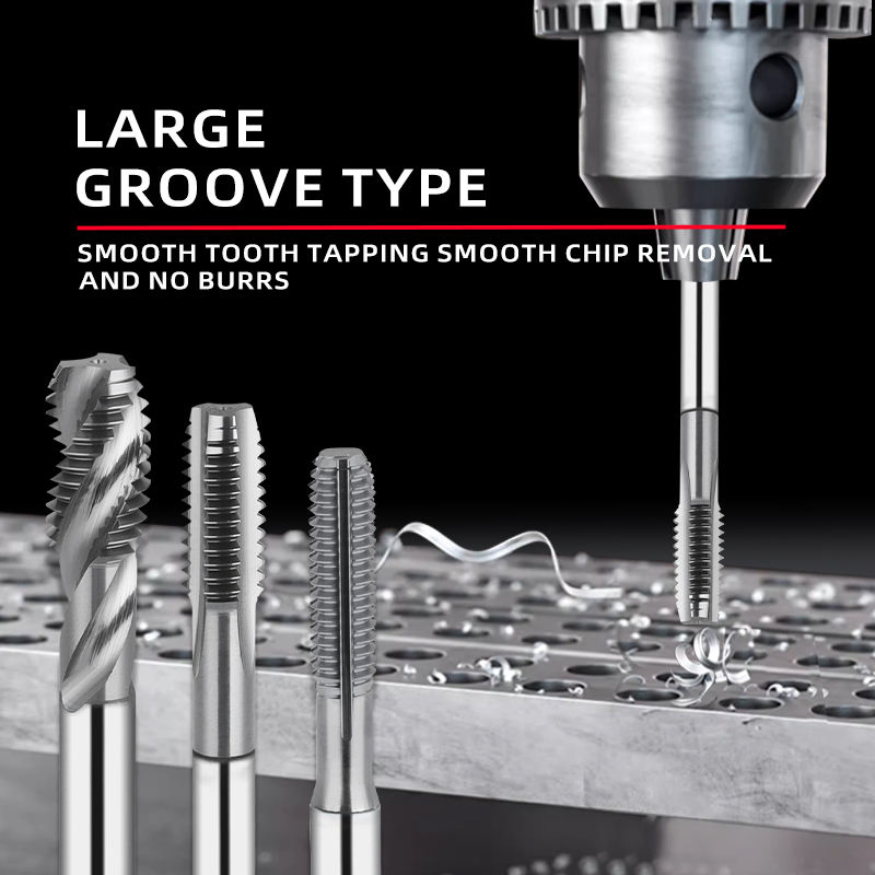 M14 M16 CNC Machine Carbide Taps Straight Groove Tap Pipe Tap