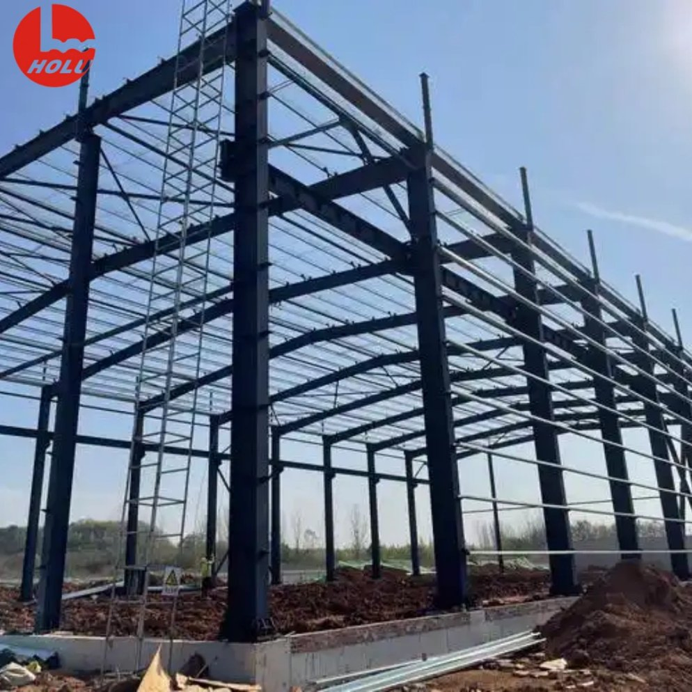 China Factory-Assembled Modular Design Prefabricated/Prefab Frame Metal Construction Light Steel Structure for Office, Workshop & Warehouse Building