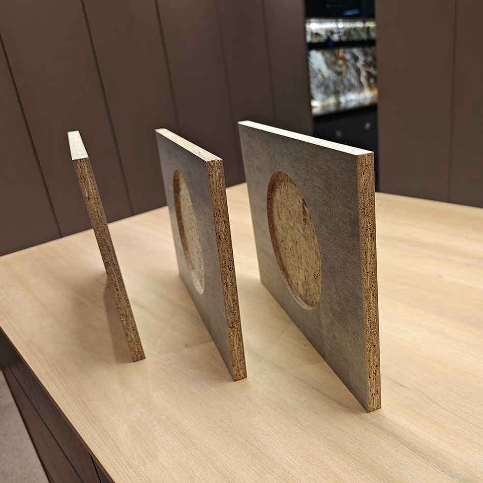 Plain Veneer Construction Office Raw Furniture Particle Board Chipboard Production Line