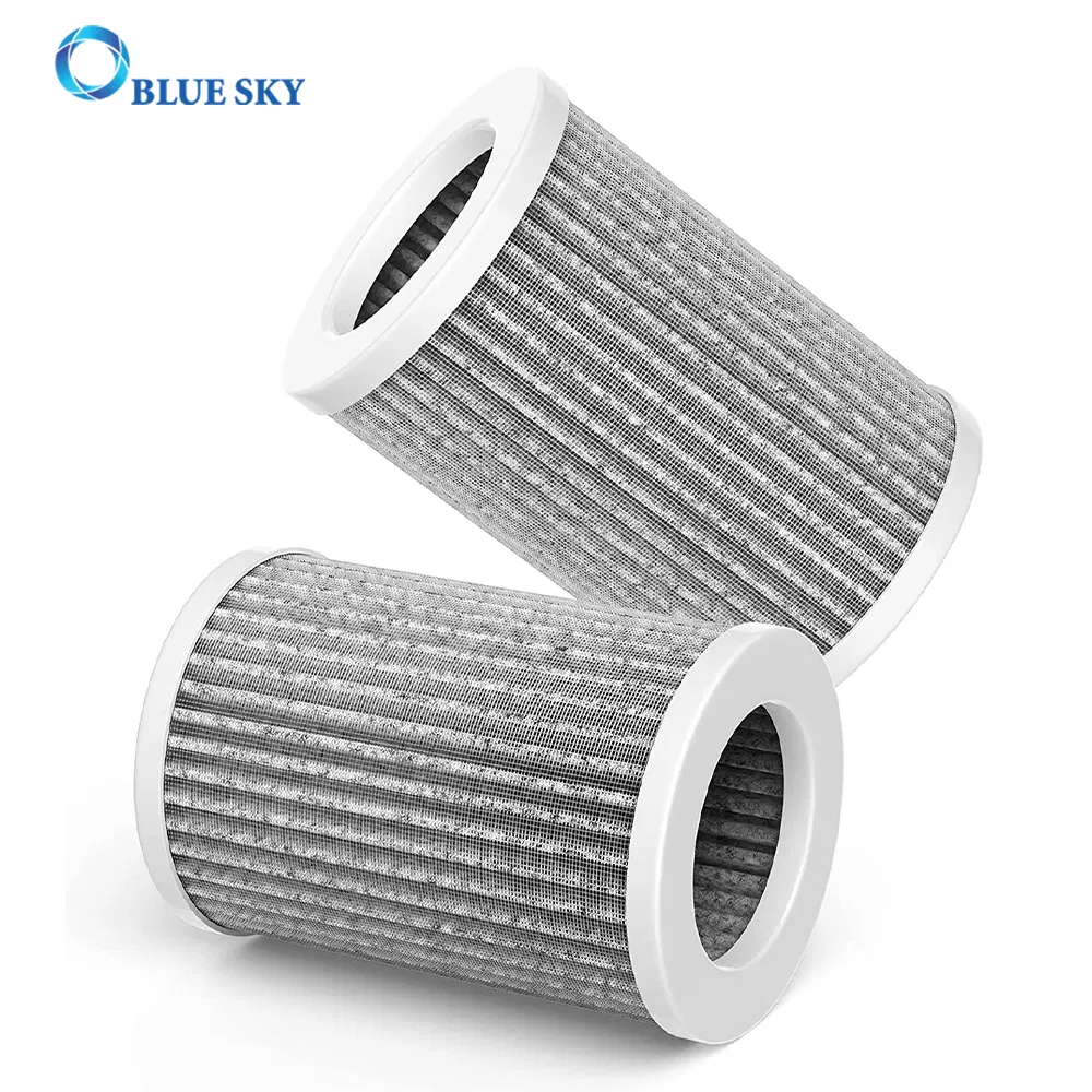 H13 True HEPA with Activated Carbon Replacement Filters Compatible with Purezone Mini Portable Air Purifier Part # Pepersap