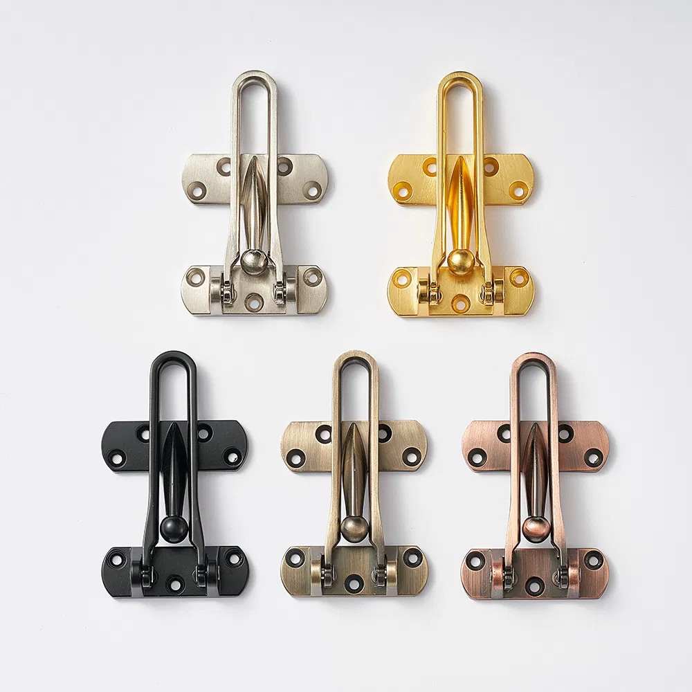 Large Zinc Alloy Anti-Theft Clasp Deduction for Hotel Safety Door Hardware Security Chain Door