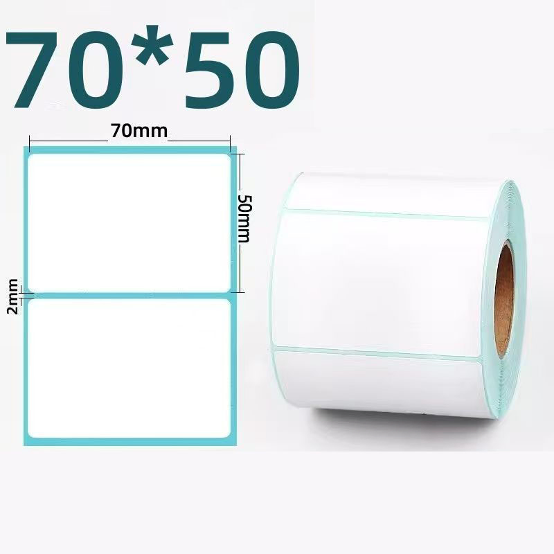 High Quality Customizable White Self-Adhesive Label Sticker Paper for Supermarket Labels
