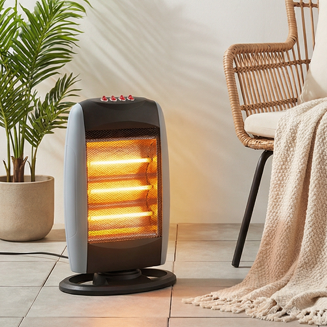 Energy Efficient 800W Halogen Tube Home Heating Heater