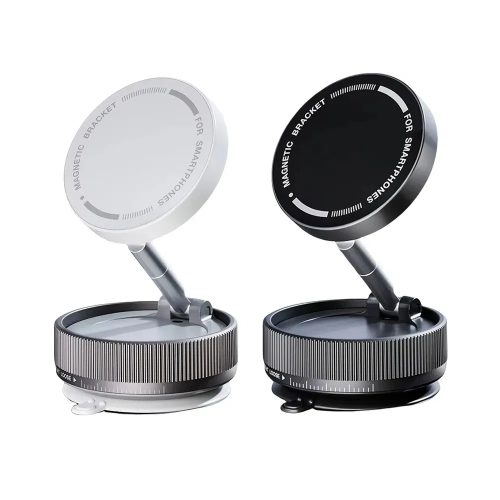 New Vacuum Adsorption Mobile Phone Holder Car Vacuum Magnet Suction Phone Mount