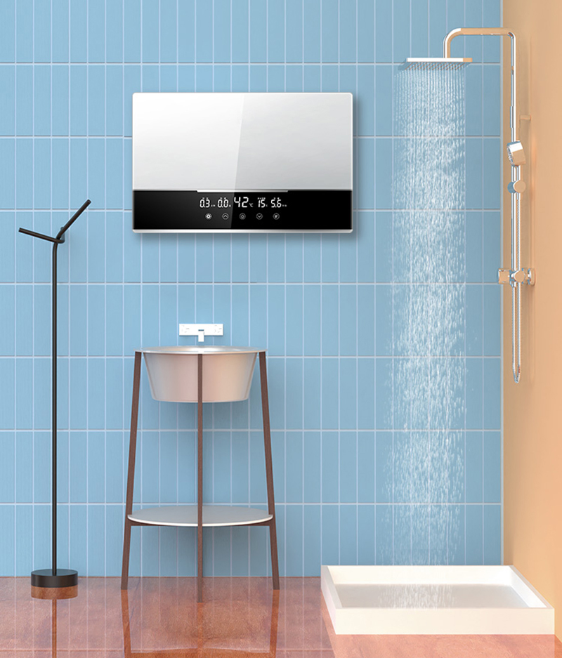 White Intelligent Constant Temperature Water Heater Instant Electric Water Heater