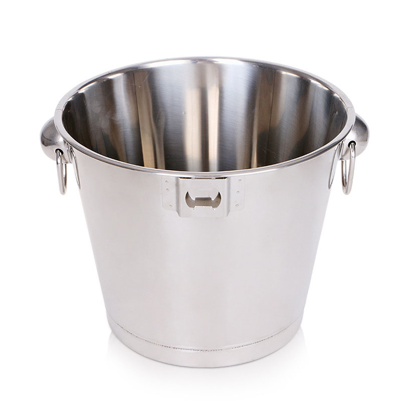 Factory Sale Bar Tool Stainless Steel Ice Barrel Buckets Beer Champagne Red Wine Cooler Ice Bucket for Caperdonich Rolling Rock Saint Vincent Beer