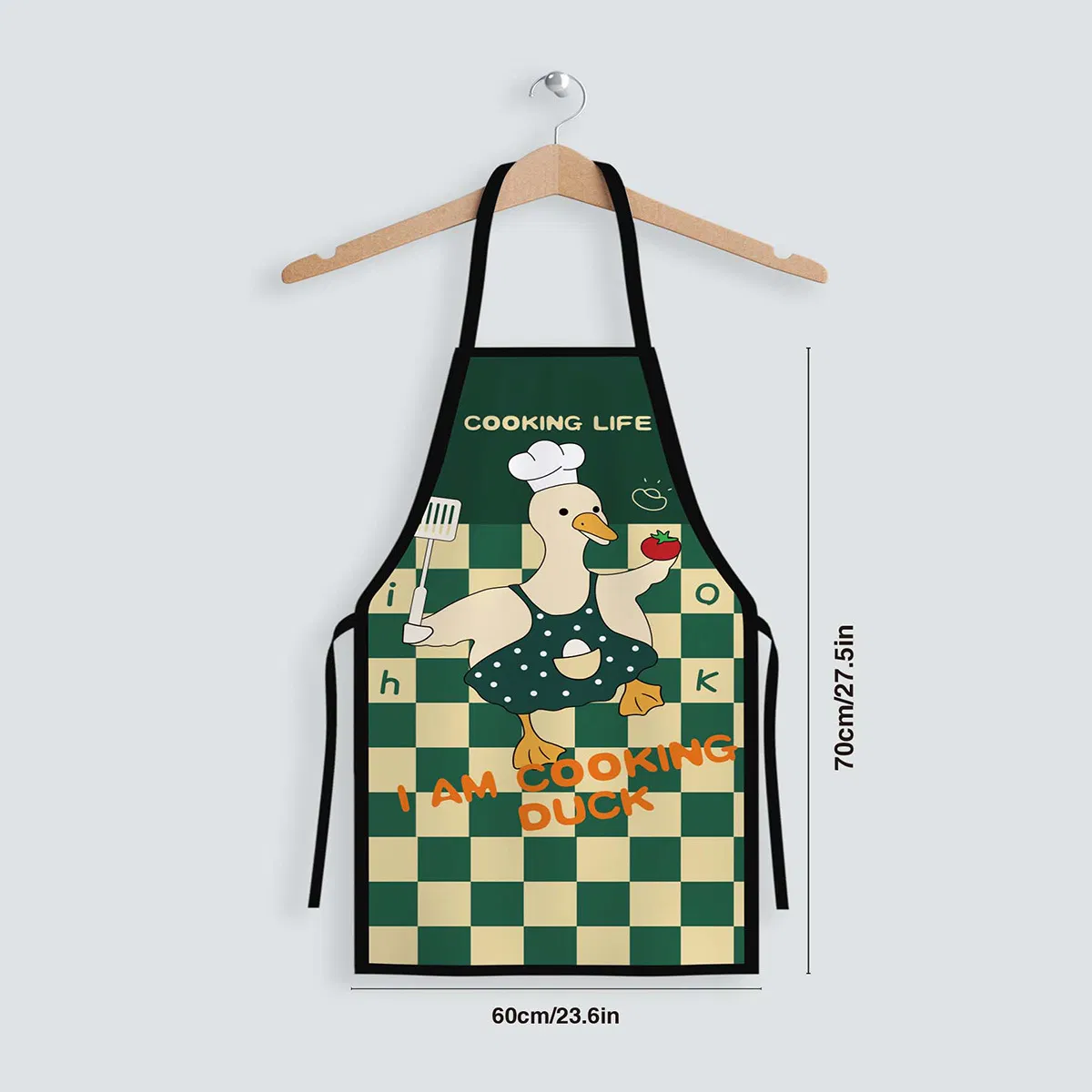 Apron, Kitchen Apron, Home Apron, Work Apron, Indoor Apron, Polyester Fabric, Waterproof Waterprint Apron