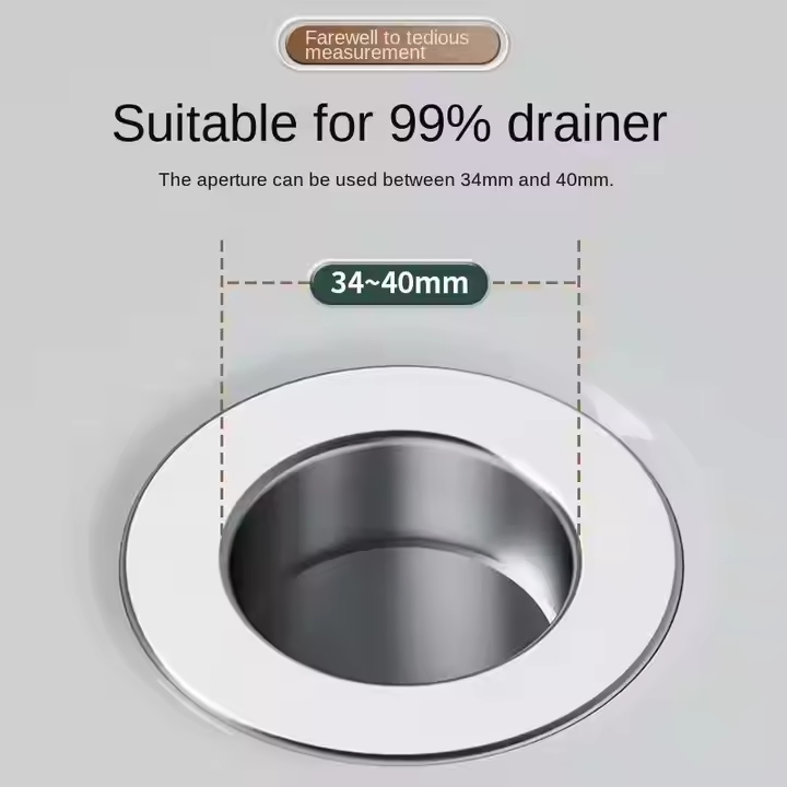 Stainless Steel Slop Filter Sink Garbage Strainer Stainless Steel Floor Drain