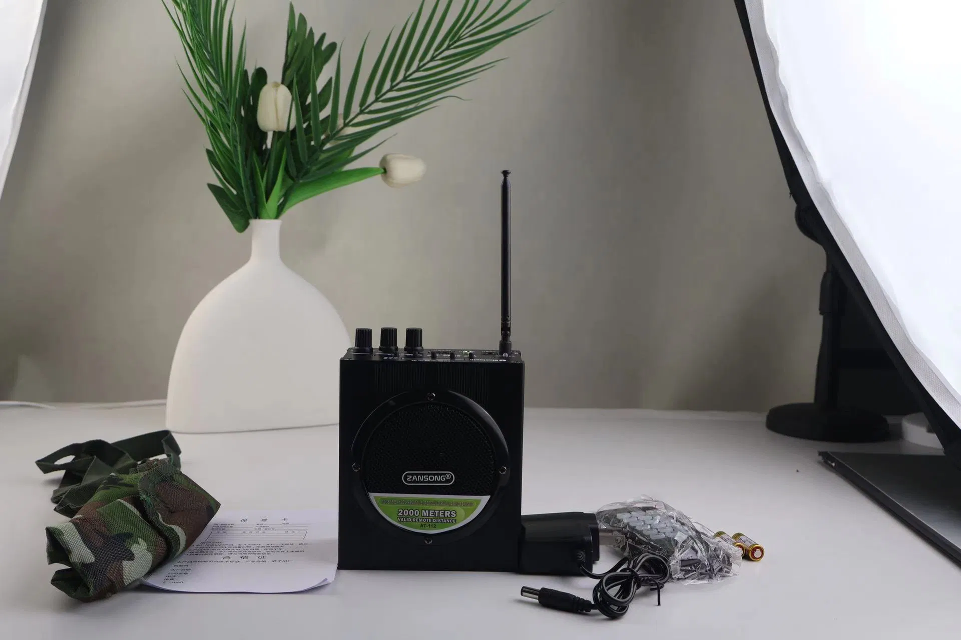 Птичий манок AT112 с Bluetooth, FM и записью