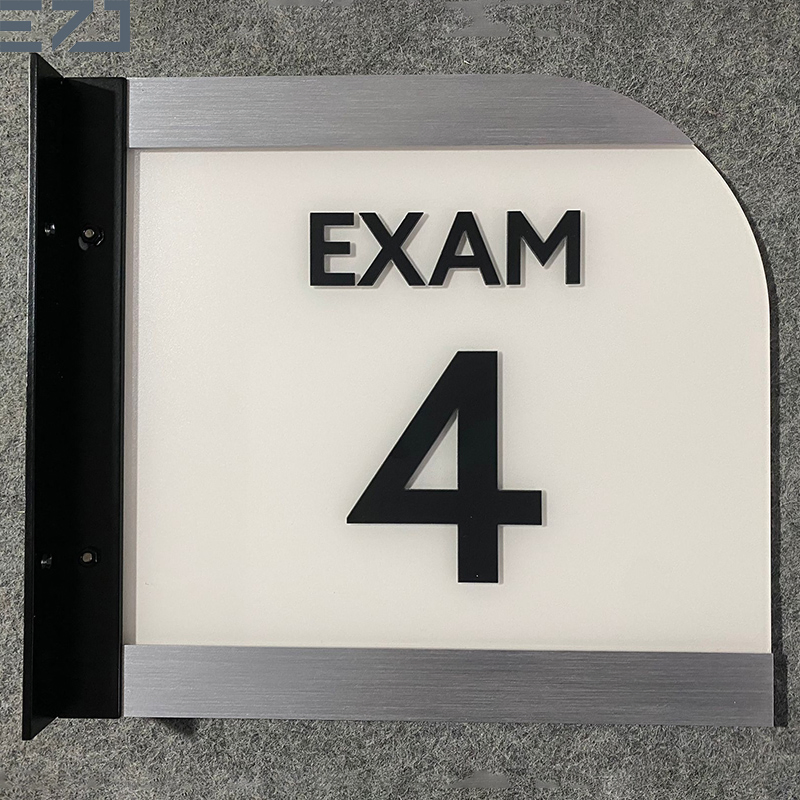 Ezd Personalized Hotel Stairs Floor Visual Guidance Signs with Ada Compliant Braille