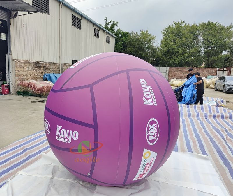 Custom Giant Inflatable Volleyball Model Advertising Inflatables Soccer Model Large Inflatable Basketball Balloon for Sale