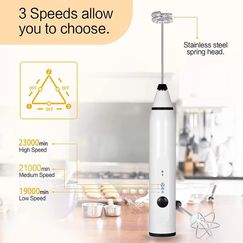 Electric Drink Stirrer Electric Cooking Stirrer Coffee Electric Hand Stirrer