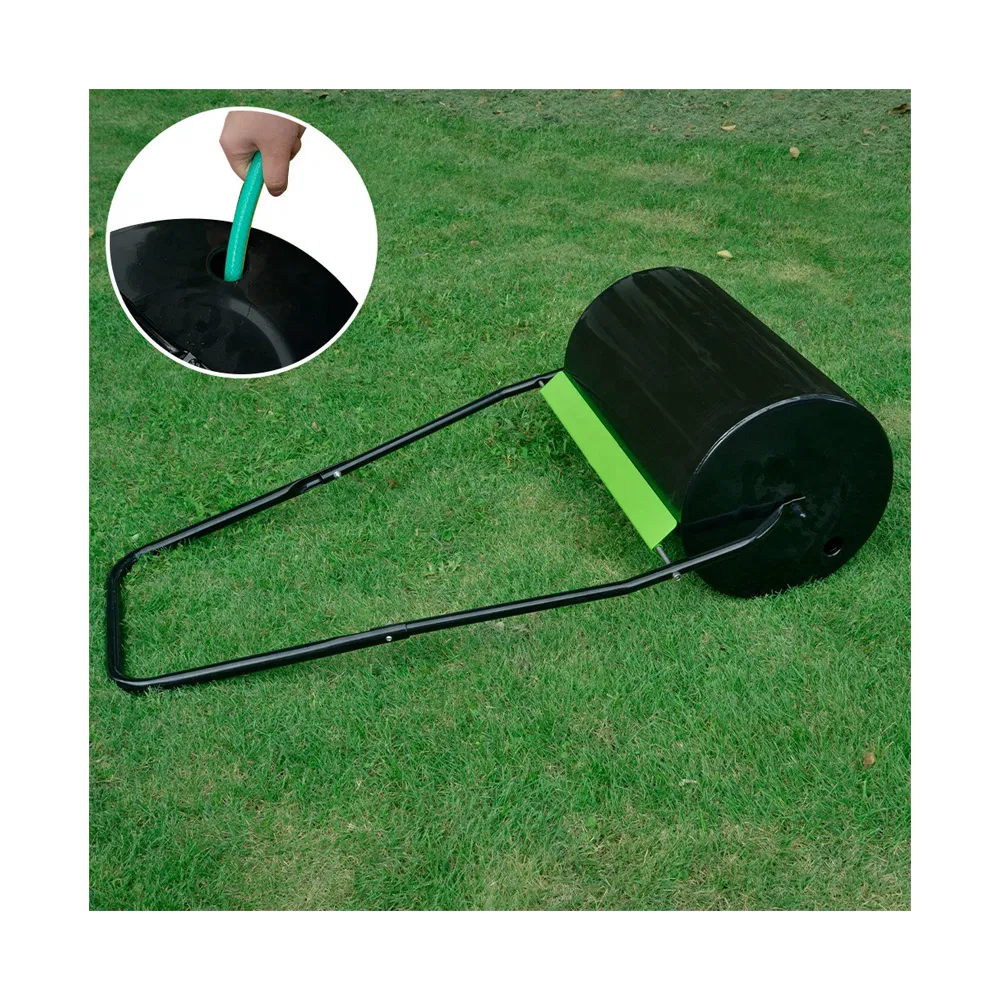 OEM/ODM Heavy Duty 38L Garden Grass Push Lawn Water/Sand Filled Roller Garden Leveling Cart Tools