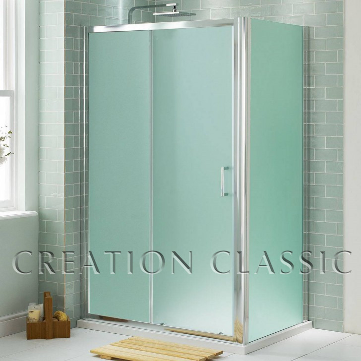 4mm/5mm/6mm/8mm Acid-Etched Glass Non-Finger Glass for Bathroom Door