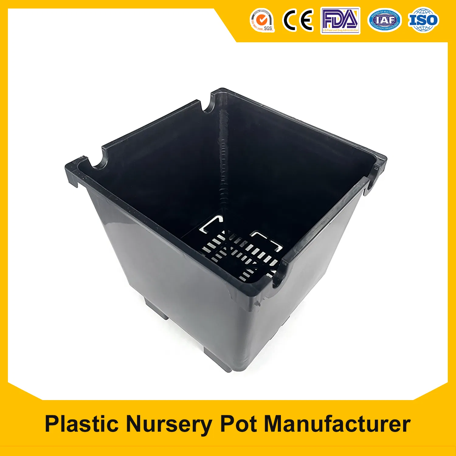 Garden Furniture 30 Liter Blueberry Square Pot Planting Nursery Pot for Growing Blueberry