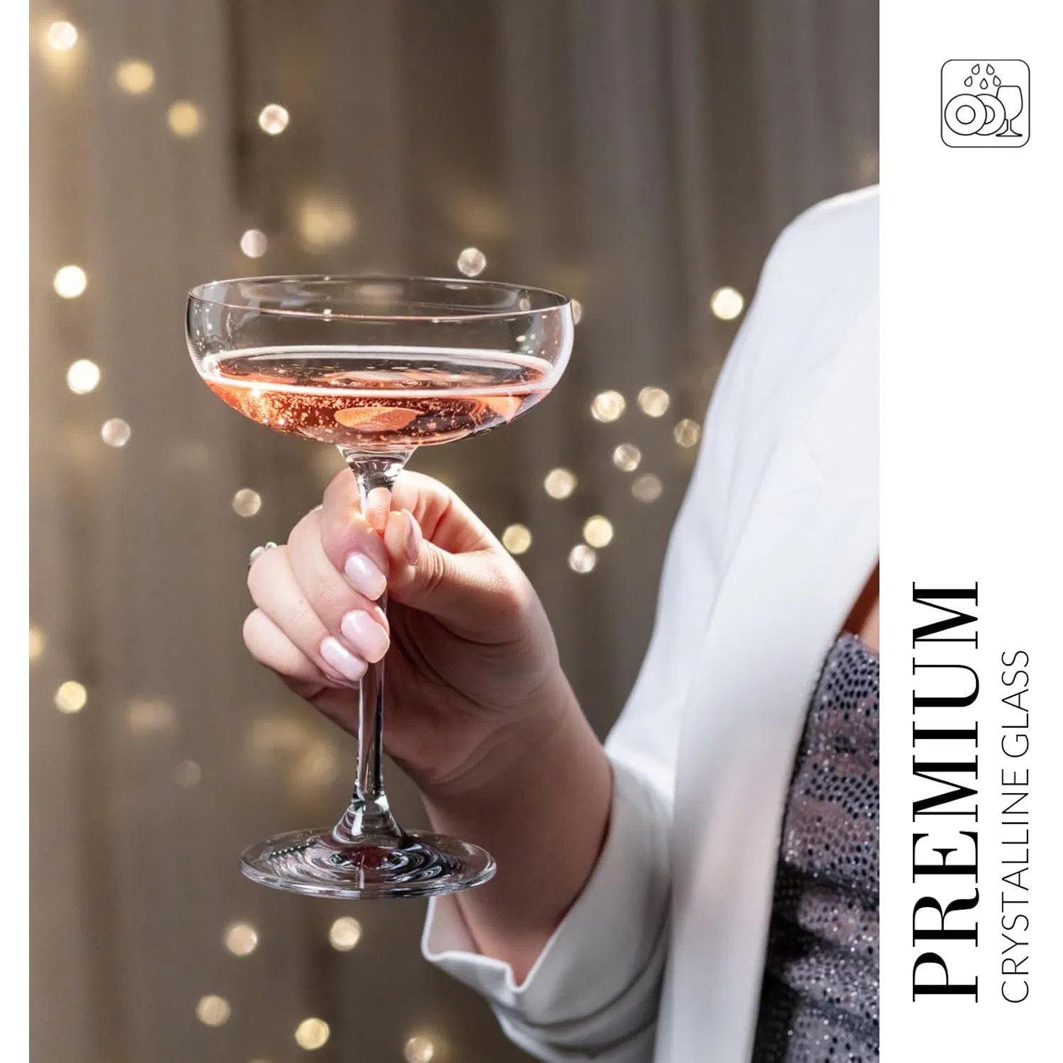 Champagne Cocktail Glasses for Elegant Party