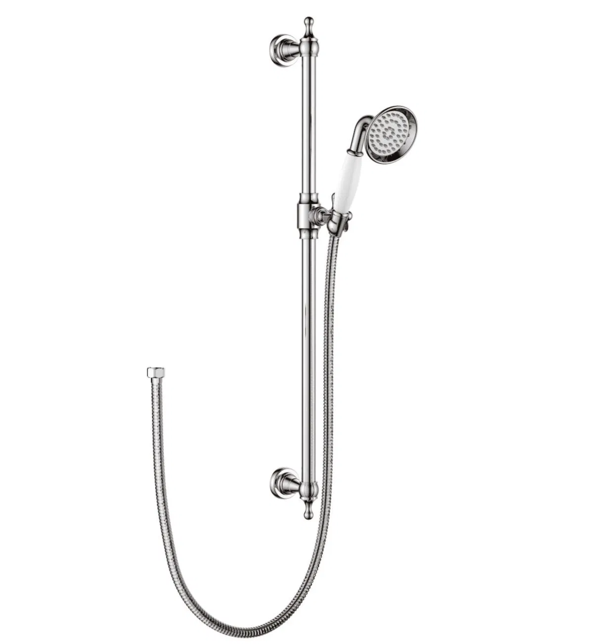 1f1218-Sr1g Brass High-Pressure Water Slider Shower Set Bathroom Diverter Accessory Type Shower Kits