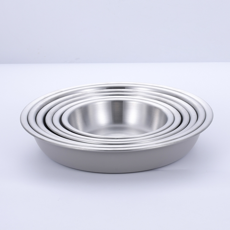 Round Plate Exterior Spray Painting Stainless Steel Plate