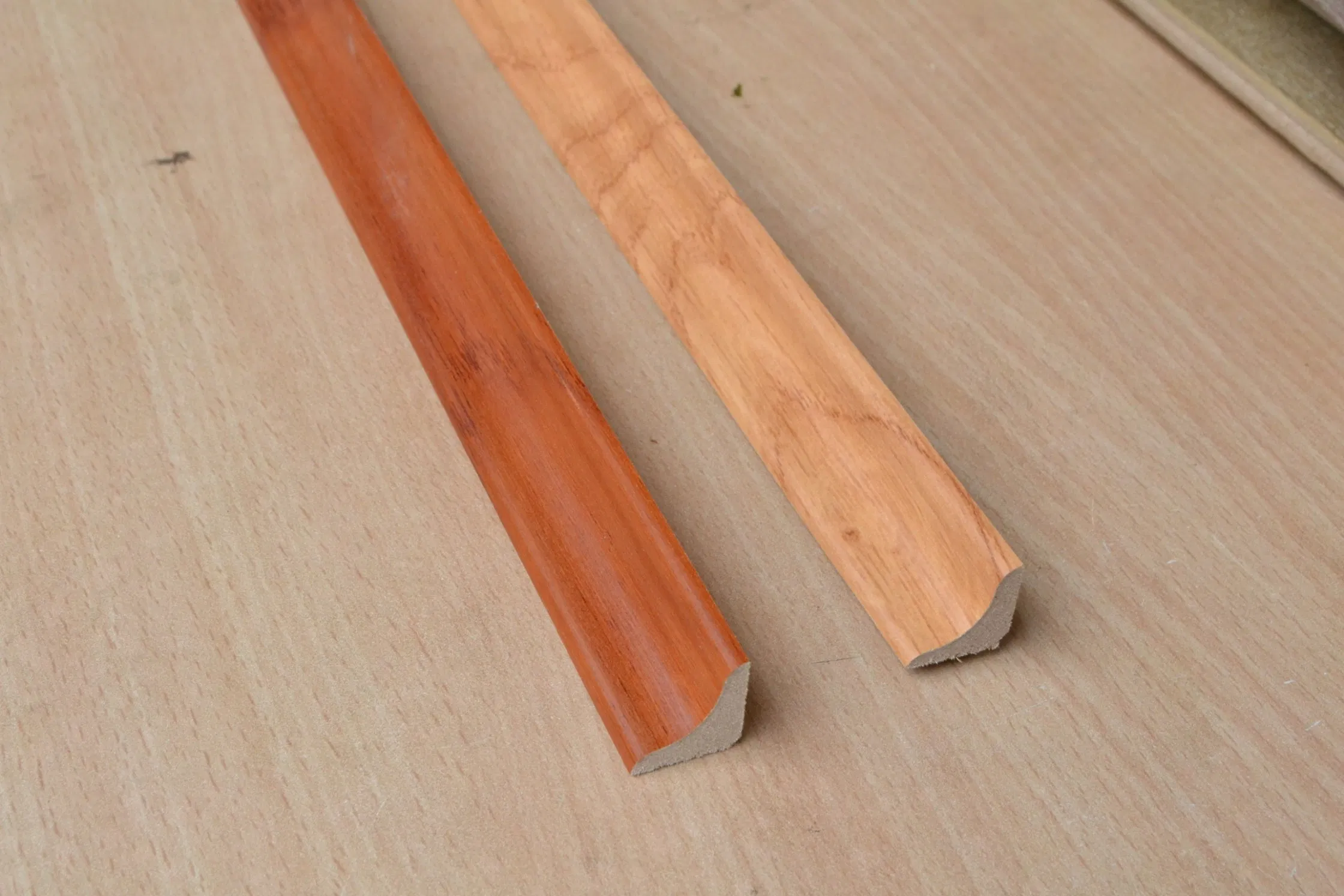 Waterproof Decorative PVC Concave Lin Trim Expansion Space Between Flooring and Wall