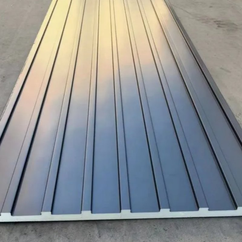 Aluminum Corrugated Roof Sandwich Board Exterior Profile Aluminum Thermal Insulation PU Wall Panel Roofing Tile