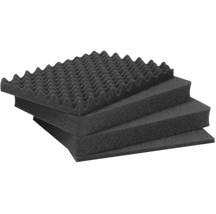 High Quality Cut to Size Black Soundproof Egg Crate PU Foam