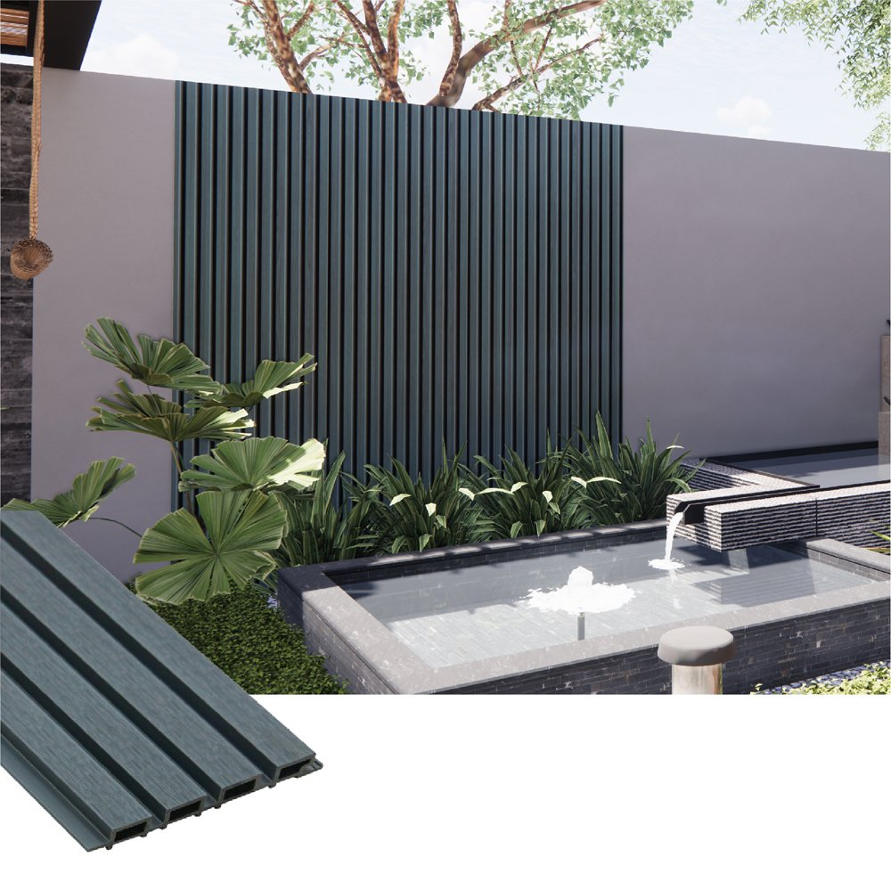 Sonsill Hot Sale China Products Easy Installation Wood Cladding Waterproof Outdoor Fluted WPC Wall Panel for Home Garden