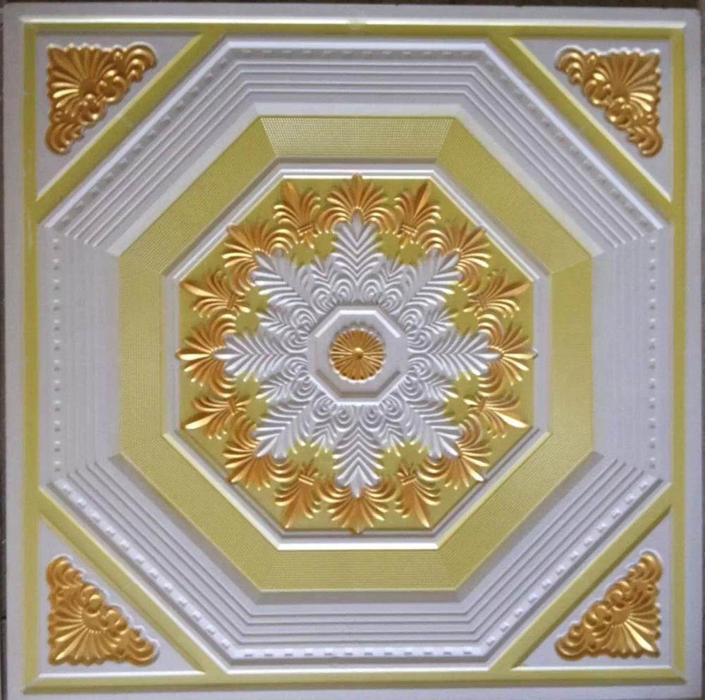 60X60 Grg Glass Fiber Reinforced Gypsum Ceiling Board Best Price Suspended PVC Gypsum Ceiling Board