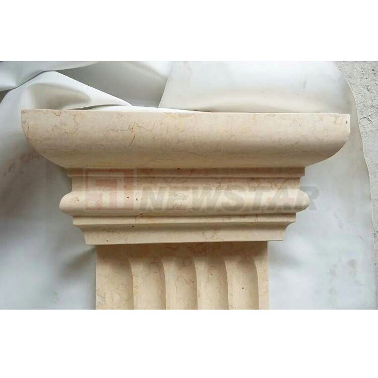 Project Natual Stone Marble Brick Wall Tile Veneer Natural Stone Column Pillar