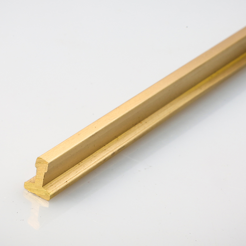 European Style Decoration Brass Strip Metal Tack Copper Strip T-Shaped Decorative Brass Strip