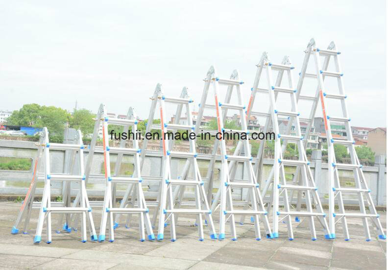 Outdoor Wooden Stepst Step Fiberglass Ladder Used Scaffolding for Sale
