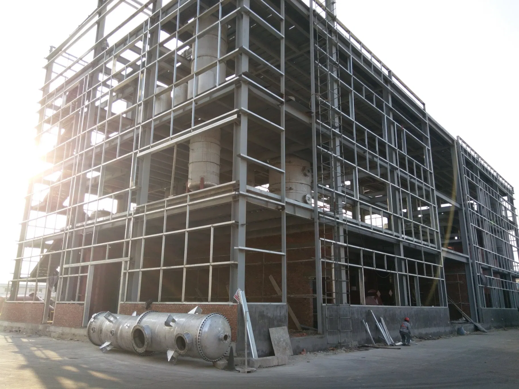 Low Cost Prefabricated Steel Garage Prefab Hangar Metal Building Shop