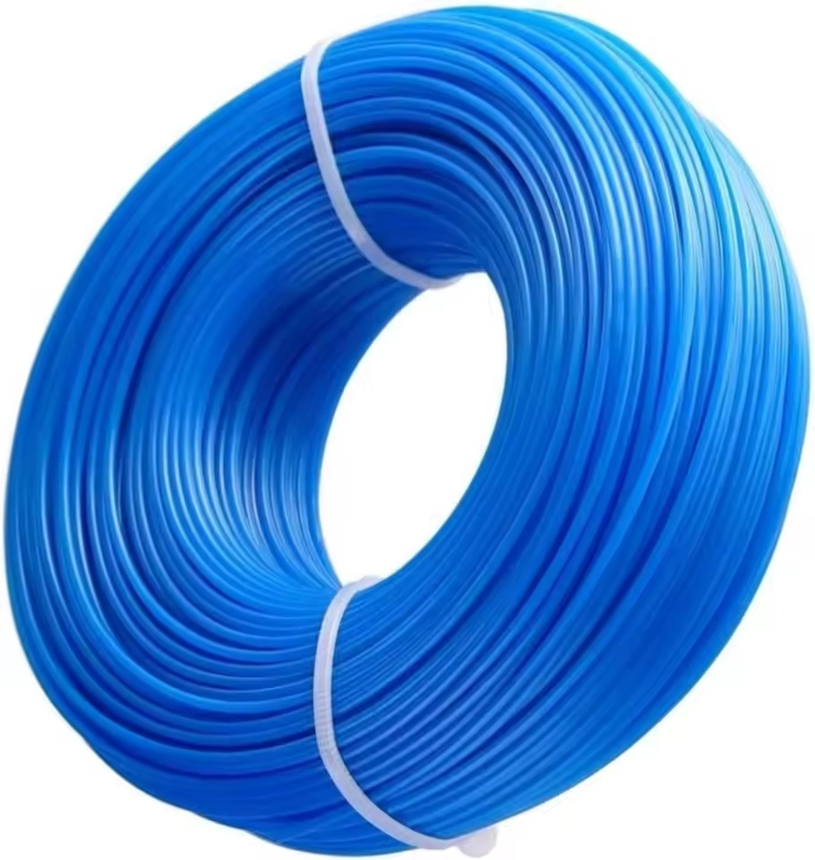 Diameter 2.4mm 2.7mm 3mm Length 5m 10m 15m Nylon Spiral Grass Lawn Mower Brush Cutter Rope Trimmer Line